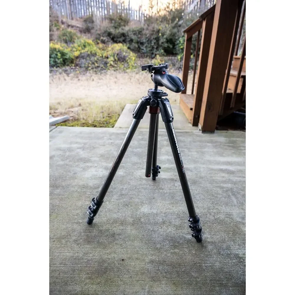 Manfrotto Tripod Carbon Fiber Magnesium 055 3-section+Manfrotto Ballhead 324RC2